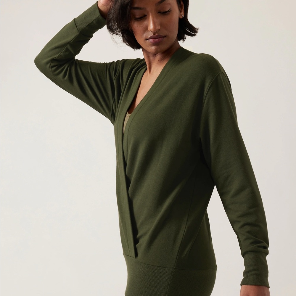Athleta Purana Wrap Sweatshirt